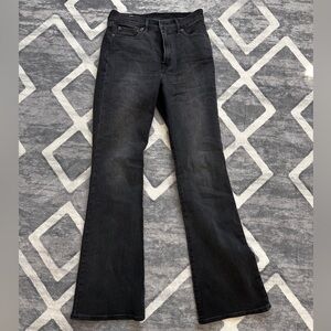 GAP Black Flare High Rise Jeans Womens Size 26/6 Long